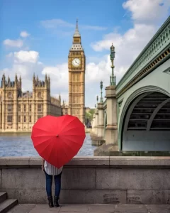 Big Ben Instagrammable places in London UK