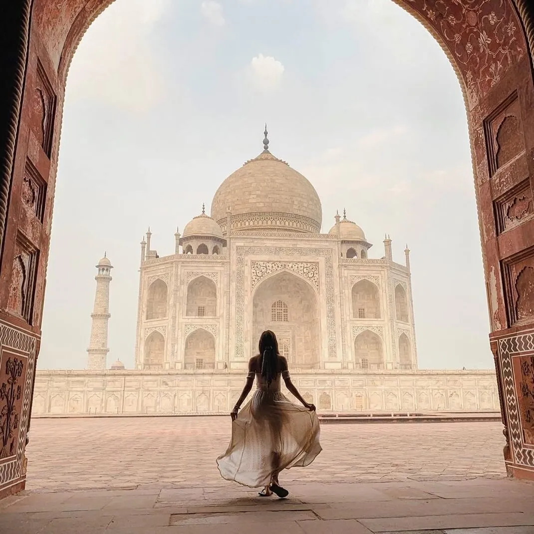 taj mahal instagrammable places in india