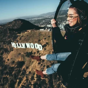 Hollywood sign helicopter ride doors off things to do in los angeles california