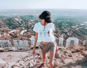 Back of the Hollywood Sign