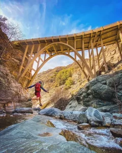 Bridge to Nowhere LA County California hiking