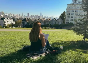 Painted Ladies San Francisco California Park Alamo Square