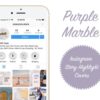 101 Purple Instagram Story Highlight Covers - Image 2