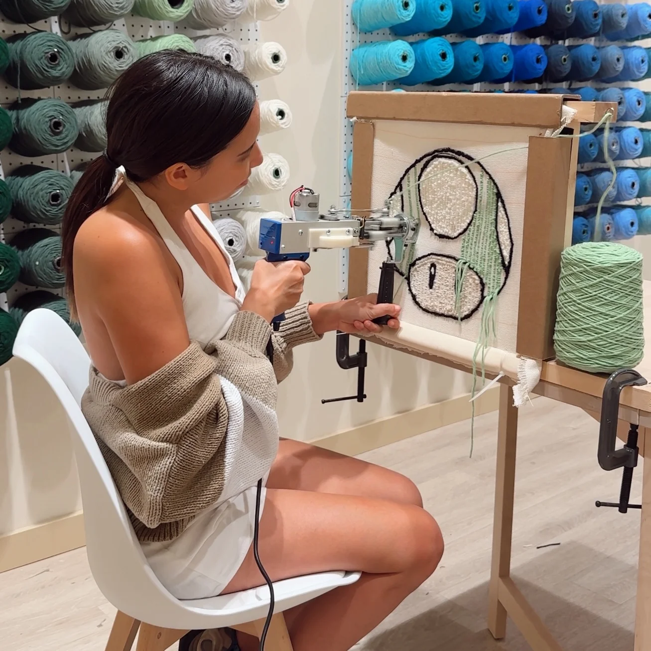 tufting workshop in los angeles tutu fun