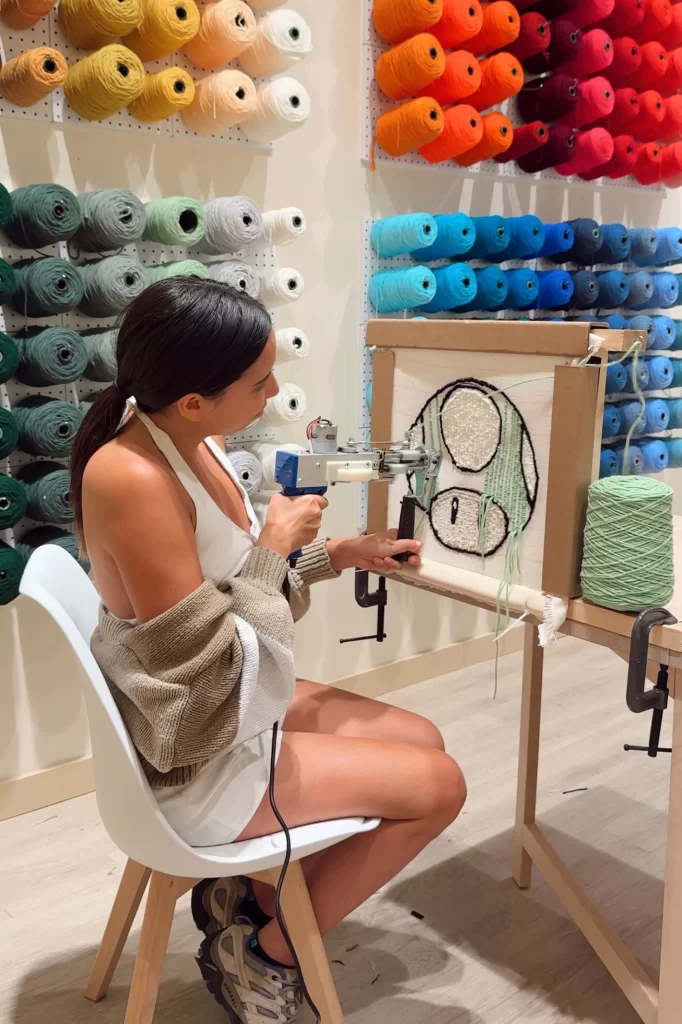 tutu fun los angeles tufting class