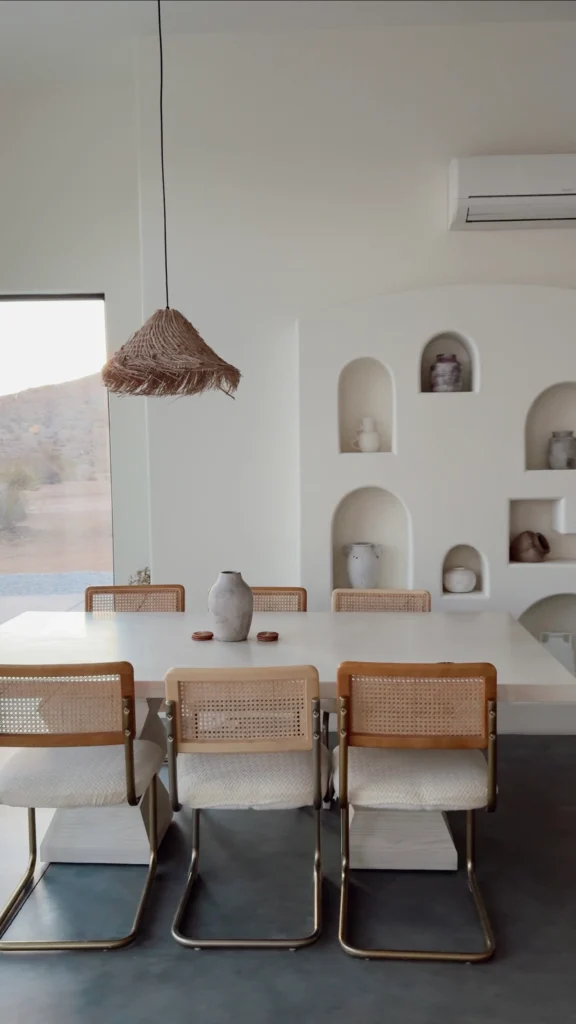Cave Pool Airbnb dining